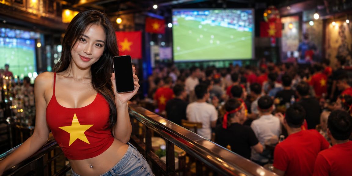 Không khí cổ vũ sôi động tại trận bóng đá ở Hà Nội